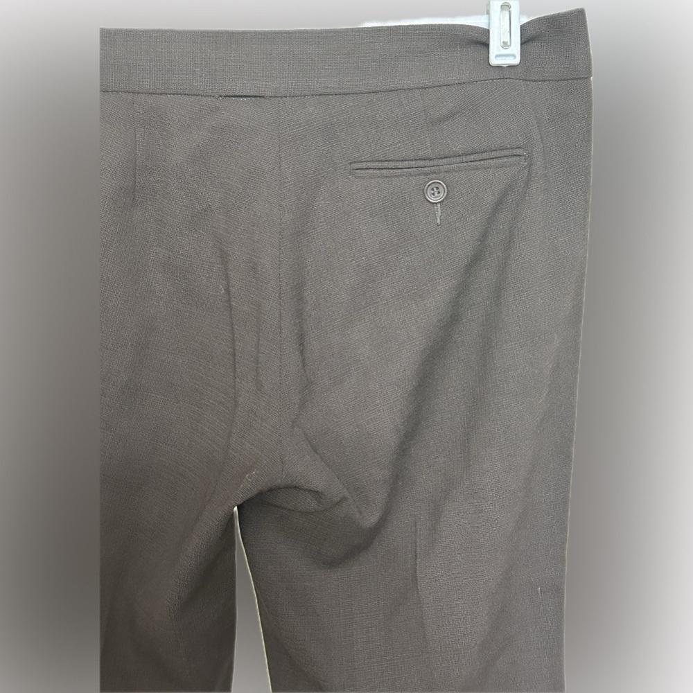 BCBG Maxazria Women’s Brown Wide Leg Wool Pants Size 8 - Picture 4 of 6